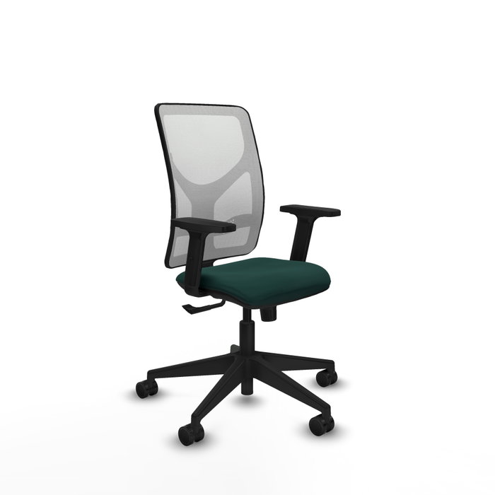 PIQUERAS Y CRESPO Silla de oficina Motilla con mecanismo Sincro Verde botella y Blanco PIQUERAS Y CRESPO Silla de oficina Motilla con mecanismo Sincro Verde botella y Blanco