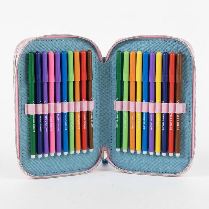 Cerdá Plumier Stitch Disney con Accesorios Rosa Cerdá Plumier Stitch Disney con Accesorios Rosa