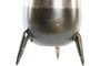 DKD Home Decor Jarron Dole Aluminio Dorado Plateado 15.5 x 26 x 15.5 cm (2 Unidades)