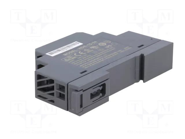 MEAN WELL HDR-15-24 Alimentador de impulso 24VDC 15W para carril DIN MEAN WELL HDR-15-24 Alimentador de impulso 24VDC 15W para carril DIN