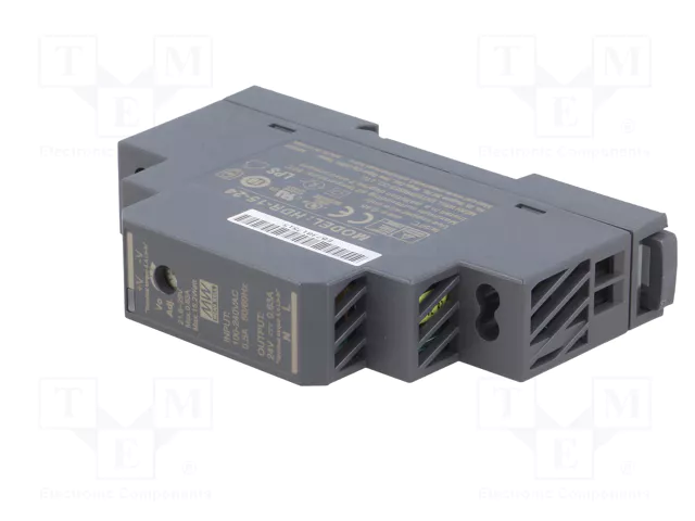 MEAN WELL HDR-15-24 Alimentador de impulso 24VDC 15W para carril DIN MEAN WELL HDR-15-24 Alimentador de impulso 24VDC 15W para carril DIN