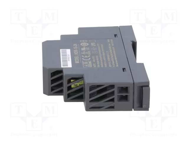 MEAN WELL HDR-15-24 Alimentador de impulso 24VDC 15W para carril DIN MEAN WELL HDR-15-24 Alimentador de impulso 24VDC 15W para carril DIN