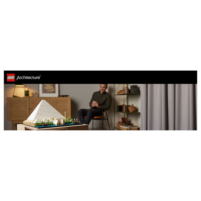 LEGO Architecture Gran Pirámide de Guiza 21058 Juego Construcción 1476 Piezas