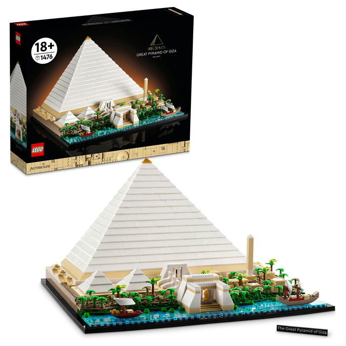 LEGO Architecture Gran Pirámide de Guiza 21058 Juego Construcción 1476 Piezas