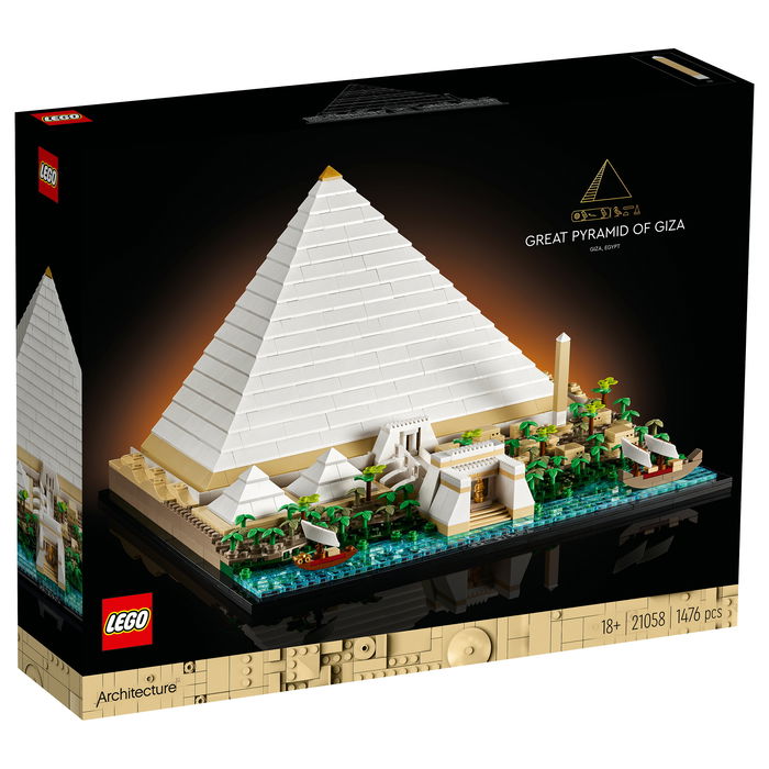 LEGO Architecture Gran Pirámide de Guiza 21058 Juego Construcción 1476 Piezas