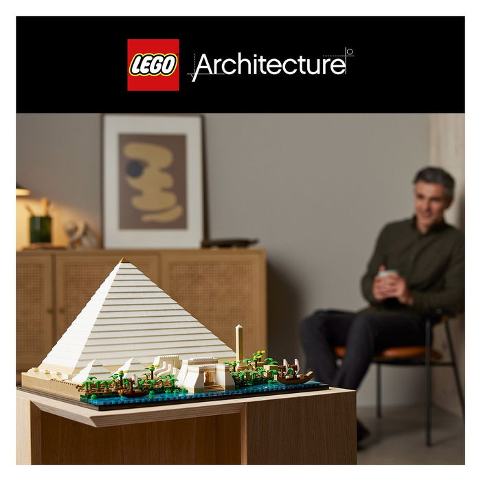 LEGO Architecture Gran Pirámide de Guiza 21058 Juego Construcción 1476 Piezas