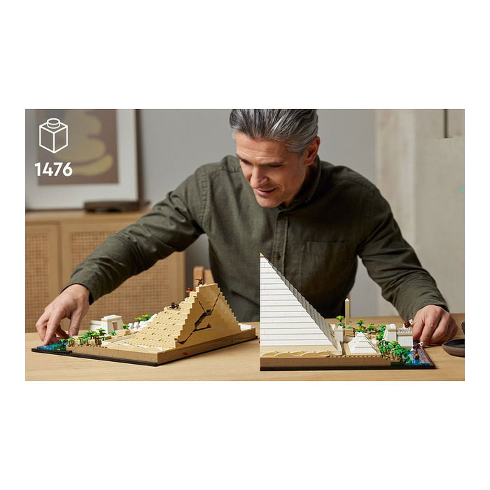 LEGO Architecture Gran Pirámide de Guiza 21058 Juego Construcción 1476 Piezas