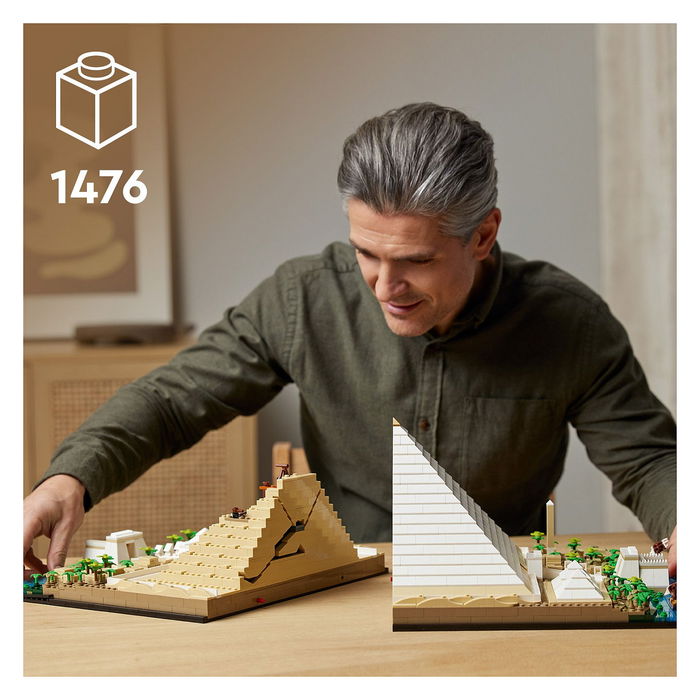 LEGO Architecture Gran Pirámide de Guiza 21058 Juego Construcción 1476 Piezas