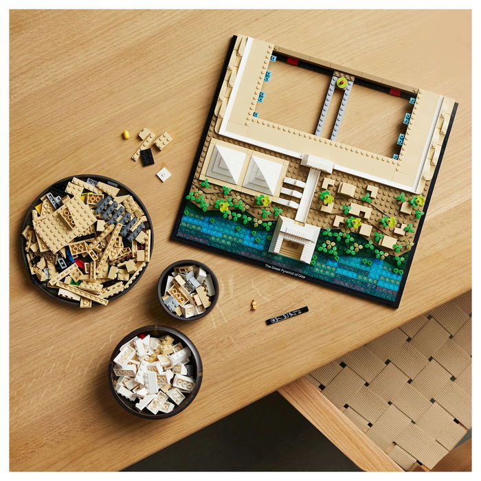 LEGO Architecture Gran Pirámide de Guiza 21058 Juego Construcción 1476 Piezas