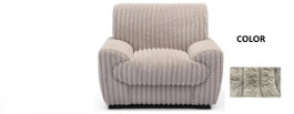 DKD Home Decor Sillón Moderno Beige Poliester Pelo 84 x 79 x 98 cm