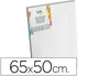 Liderpapel Bastidor Lienzo de Algodón 100% 65x50 cm con Bordes de Madera