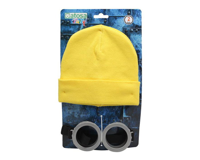 Set Gorro Con Gafas Carnaval Hombre Adulto