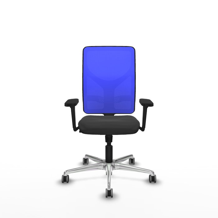 PIQUERAS Y CRESPO Silla de oficina Motilla con Mecanismo Sincro, Gris oscuro y Azul PIQUERAS Y CRESPO Silla de oficina Motilla con Mecanismo Sincro, Gris oscuro y Azul