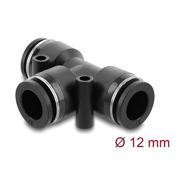 DeLOCK 60751 Conector neumático de conexión rápida T-Form 12 mm DeLOCK 60751 Conector neumático de conexión rápida T-Form 12 mm