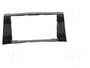 ACV Bastidor de montaje de radio para Mercedes E-Class (W211) 2002-2009, 2 DIN, Negro