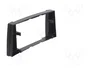 ACV Bastidor de montaje de radio para Mercedes E-Class (W211) 2002-2009, 2 DIN, Negro