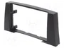 ACV Bastidor de montaje de radio para Mercedes E-Class (W211) 2002-2009, 2 DIN, Negro