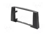 ACV Bastidor de montaje de radio para Mercedes E-Class (W211) 2002-2009, 2 DIN, Negro