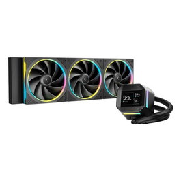 DEEPCOOL Refrigeración Líquida CPU LM360 Negro RGB Kit 360mm Ventilador 12cm