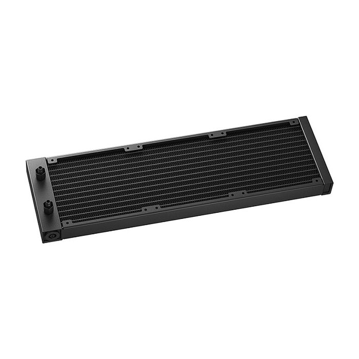 DEEPCOOL LM360 Kit de refrigeración líquida con pantalla IPS de 2,4 pulgadas y 3 ventiladores RGB, Negro