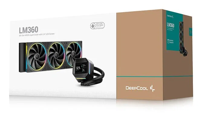 DeepCool LM360 Kit de Refrigeración Líquida para CPU 360mm, 3 Ventiladores ARGB de 120mm PWM, Compatible con Intel LGA 1700/1200/115x y AMD AM5/AM4 - Negro