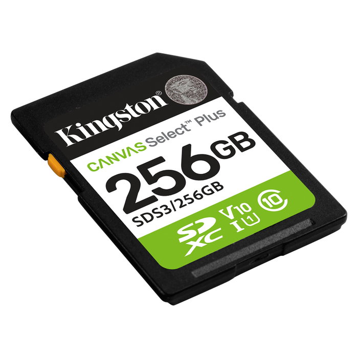 Kingston Canvas Select Plus 256 GB SDXC Gen3 Kingston Canvas Select Plus 256 GB SDXC Gen3