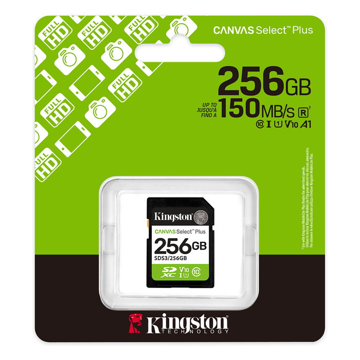 Kingston Canvas Select Plus 256 GB SDXC Gen3 Kingston Canvas Select Plus 256 GB SDXC Gen3
