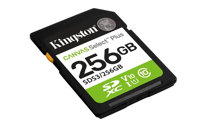 Kingston technology 256 gb sdxc canvas select plus gen3 150 mb/s c10 uhs-i u1 v10