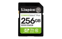 Kingston Canvas Select Plus Gen3 256 GB SDXC