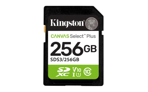 Kingston Canvas Select Plus 256 GB SDXC Gen3 Kingston Canvas Select Plus 256 GB SDXC Gen3