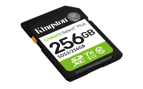 Kingston Canvas Select Plus 256 GB SDXC Gen3 Kingston Canvas Select Plus 256 GB SDXC Gen3