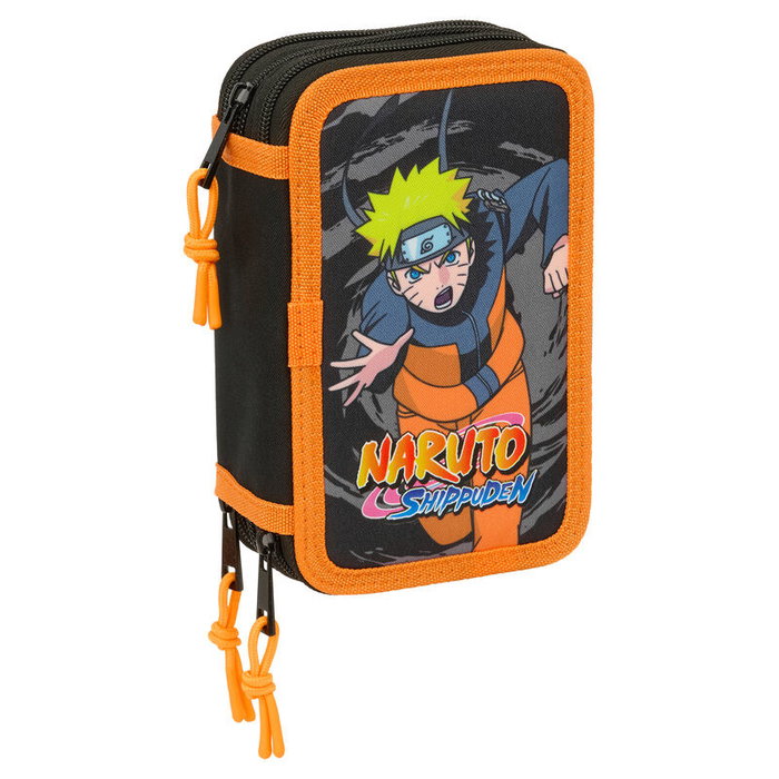 Safta Estuche Escolar Naruto Shippuden Triple Cremallera 37 Piezas Safta Estuche Escolar Naruto Shippuden Triple Cremallera 37 Piezas