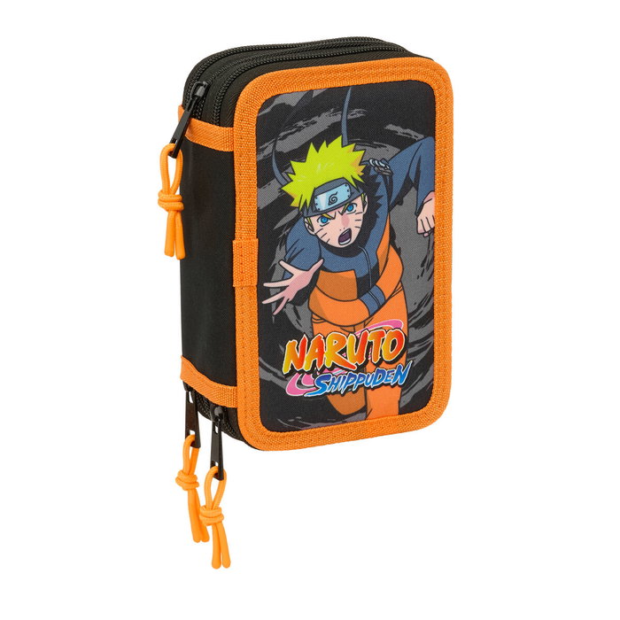 Portatodo Naruto Negro 12,5 x 19,5 x 5,5 cm 37 Piezas Portatodo Naruto Negro 12,5 x 19,5 x 5,5 cm 37 Piezas