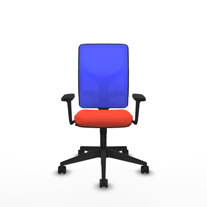 PIQUERAS Y CRESPO Silla de oficina Motilla con mecanismo Sincro, Azul y Naranja oscuro PIQUERAS Y CRESPO Silla de oficina Motilla con mecanismo Sincro, Azul y Naranja oscuro