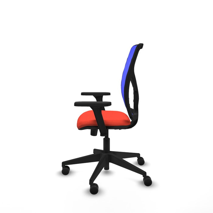 PIQUERAS Y CRESPO Silla de oficina Motilla con mecanismo Sincro, Azul y Naranja oscuro PIQUERAS Y CRESPO Silla de oficina Motilla con mecanismo Sincro, Azul y Naranja oscuro