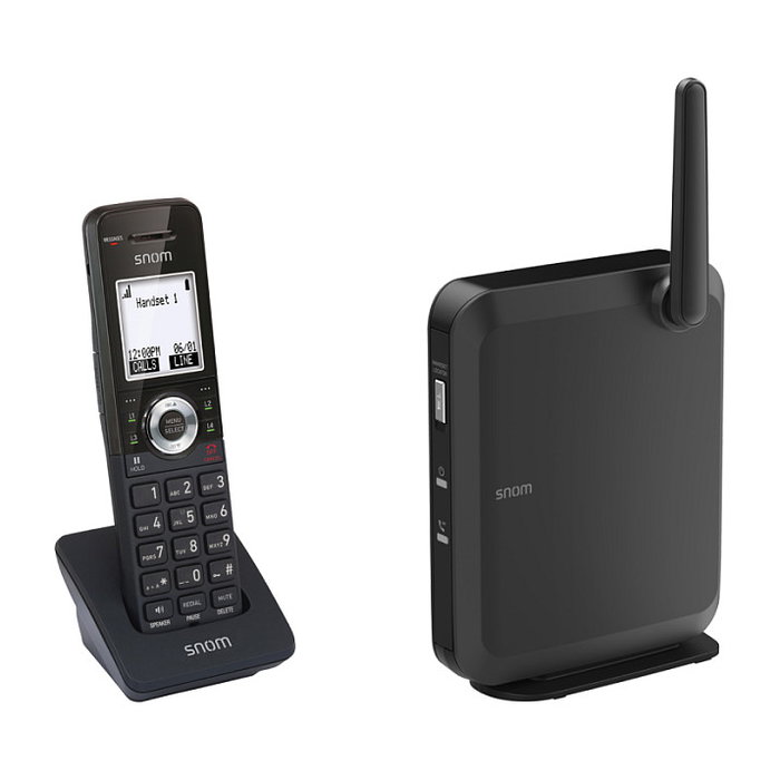Snom M110 SC Teléfono DECT Inalámbrico con Base, Altavoz, Contestador, 1000 Entradas, Identificador de Llamadas, Negro Snom M110 SC Teléfono DECT Inalámbrico con Base, Altavoz, Contestador, 1000 Entradas, Identificador de Llamadas, Negro