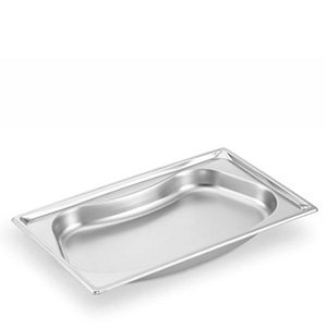Vollrath Cubeta Inoxidable Reniforme GN 1/1-065, Acero Inoxidable, 53x32.5x6.5 cm, para Buffet y Exposición Vollrath Cubeta Inoxidable Reniforme GN 1/1-065, Acero Inoxidable, 53x32.5x6.5 cm, para Buffet y Exposición