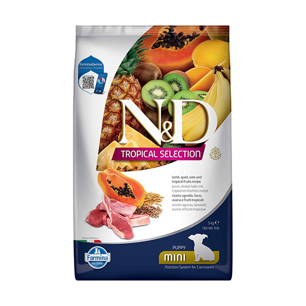 Farmina N&D Tropical Puppy Mini Cordero 5kg