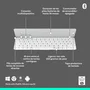 Logitech Keys-To-Go 2 Teclado Bluetooth Español Gris, Blanco