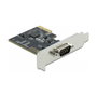 DeLOCK Tarjeta PCI Express x1 a Serie RS-232 (PCIe, 1 Puerto, Full Duplex, Soporta Windows 10/8.1)
