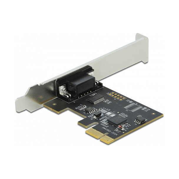 DeLOCK Tarjeta PCI Express x1 a Serie RS-232 (PCIe, 1 Puerto, Full Duplex, Soporta Windows 10/8.1)