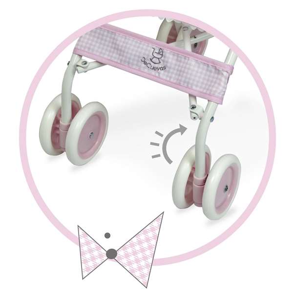 Decuevas Silla de muñeca para muñecas de hasta 52 cm, 3 años+