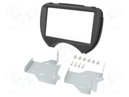 ACV Bastidor de montaje de radio para Nissan Micra (K13) 2011-2013, 2 DIN, negro