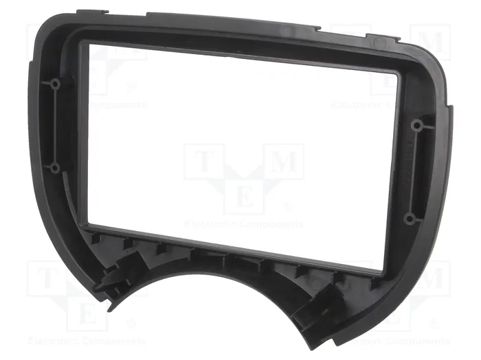 ACV Bastidor de montaje de radio para Nissan Micra (K13) 2011-2013, 2 DIN, negro