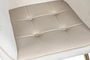 DKD Home Decor Butaca Crema Dorado Velvet 74 x 90 x 74 cm