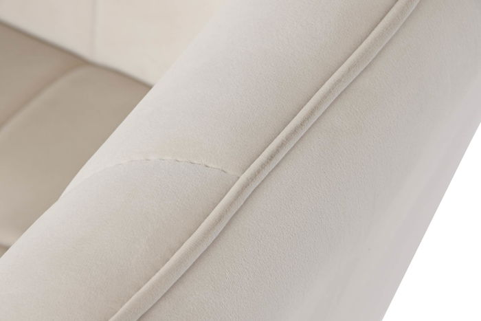 DKD Home Decor Butaca Crema Dorado Velvet 74 x 90 x 74 cm