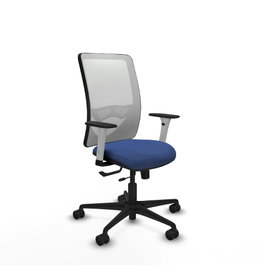 PIQUERAS Y CRESPO Silla de oficina Zulema Azul marino/Blanco