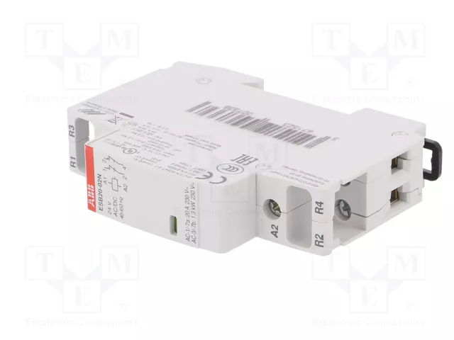 ABB ESB Contactor 2-polar de instalación 20A 24VAC/24VDC NC x2