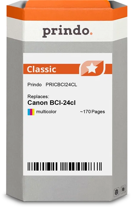 Prindo Cartucho de tinta PRICBCI24CL Classic Varios colores Prindo Cartucho de tinta PRICBCI24CL Classic Varios colores