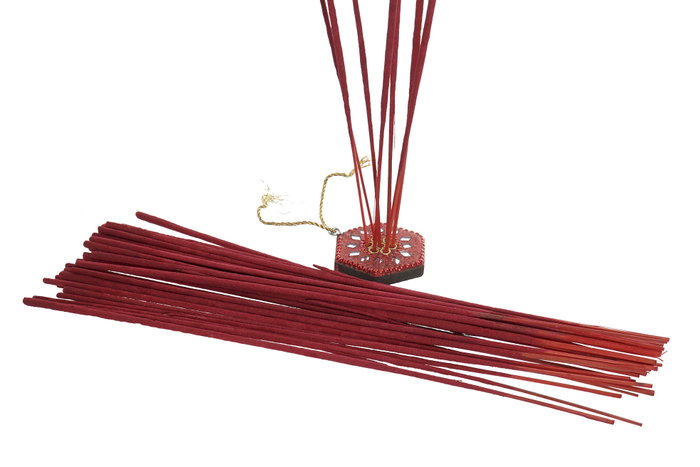 DKD Home Decor Set de 40 Varillas de Incienso de Madera de 27 cm